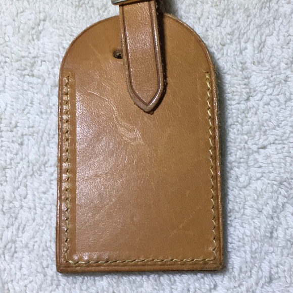 Vintage Louis Vuitton Luggage Tag in Vachetta Leather (nng|) - Picture 4 of 8